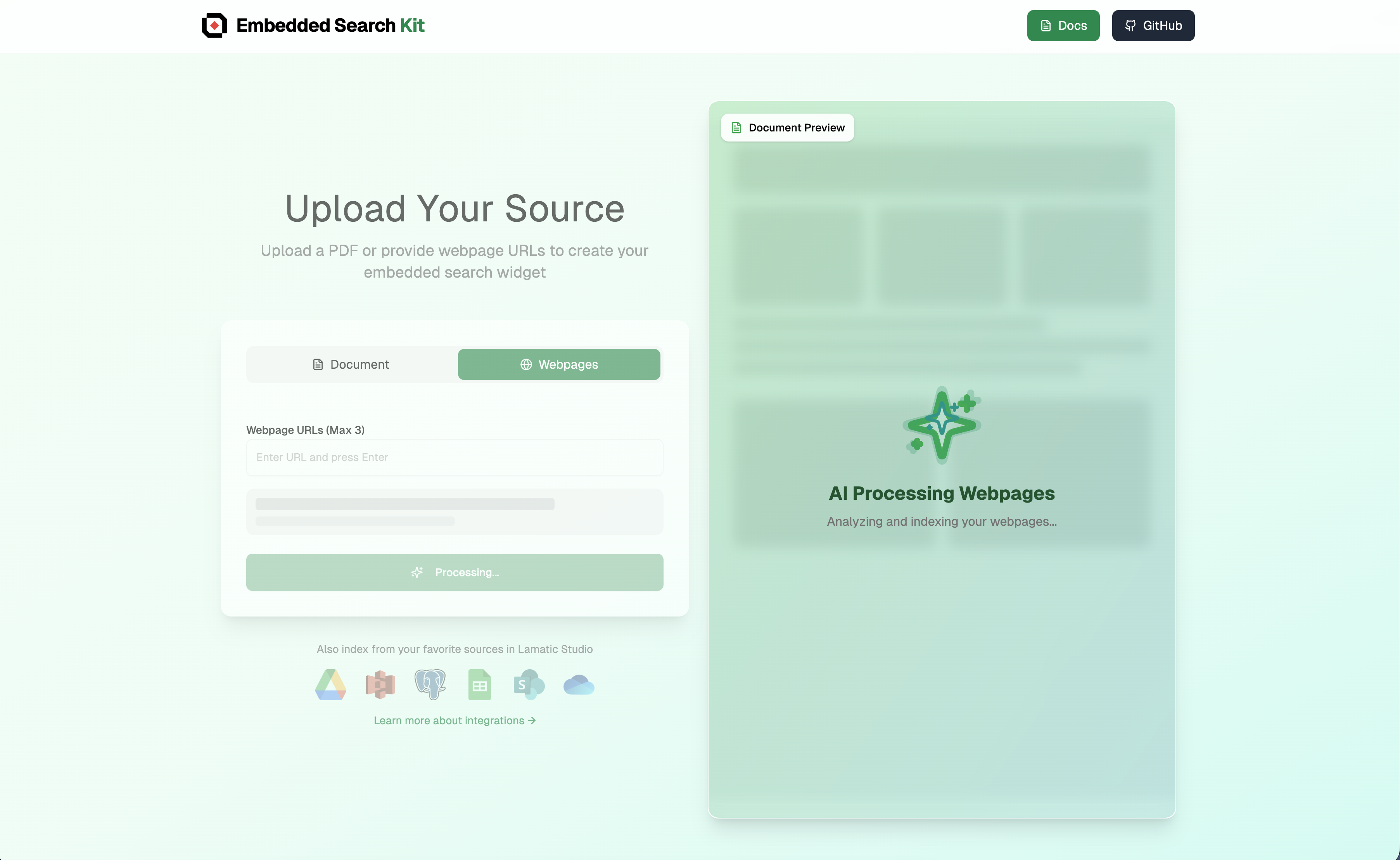 Agent Kit Embedded Search Screenshots 2